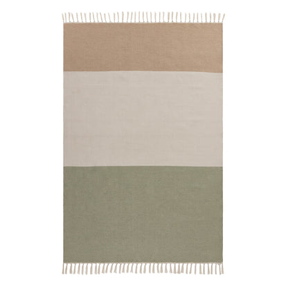 Rug Tumla Pistachio & Natural white & Natural, 100% Recycled PET | URBANARA Runners