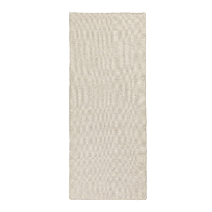 Udana runner, natural white, 100% wool | URBANARA runners