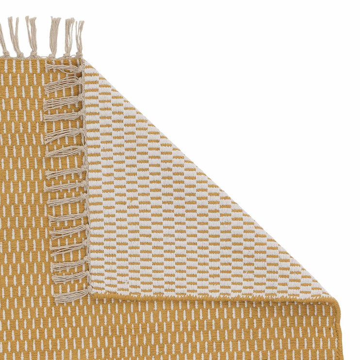 Upani runner, mustard & natural, 100% cotton