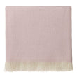 Uyuni Cashmere Blanket powder pink & cream, 100% cashmere wool | URBANARA cashmere blankets