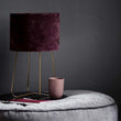 Tischlampe Posalin Messing & Aubergine | Schöne Ideen für Ihr Zuhause | URBANARA