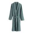 Veiros Bathrobe green grey, 100% cotton