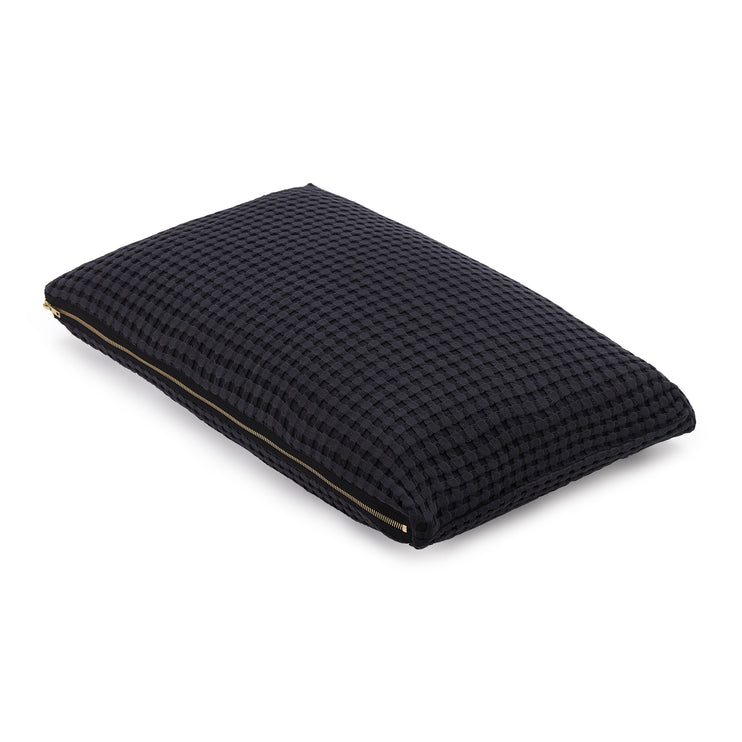 Veiros Sao Cushion charcoal, 100% cotton