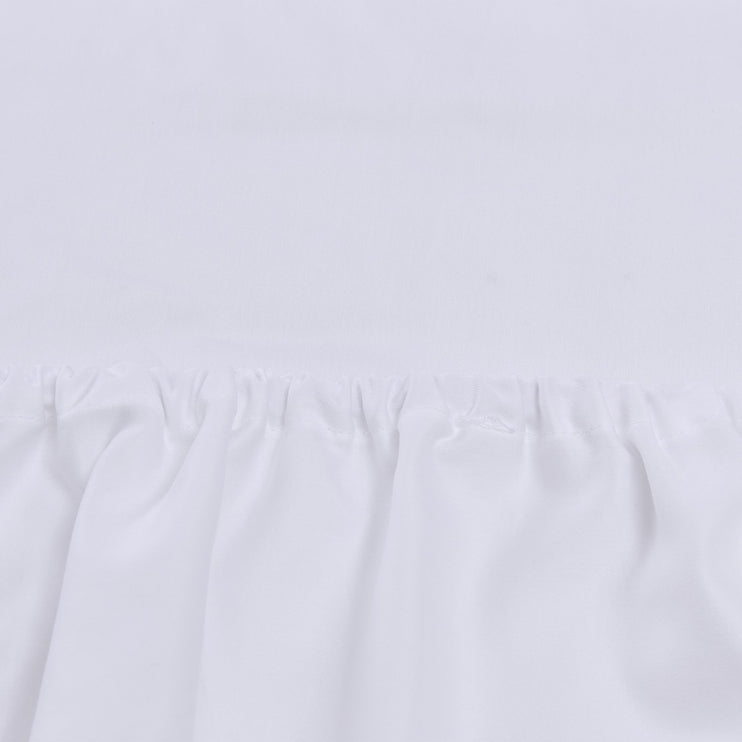 Vivy Fitted Sheet white, 100% cotton | URBANARA fitted sheets