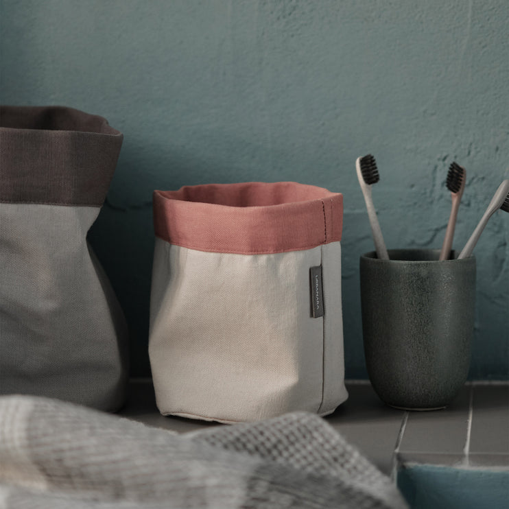 Khuwa Storage in off-white & papaya | Home & Living inspiration | URBANARA