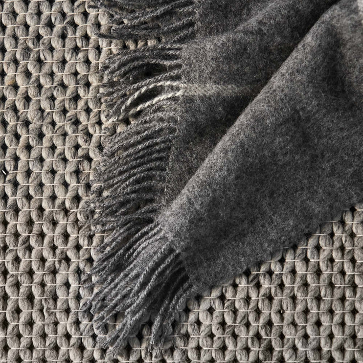 Saldus Wool Blanket in grey & cream | Home & Living inspiration | URBANARA