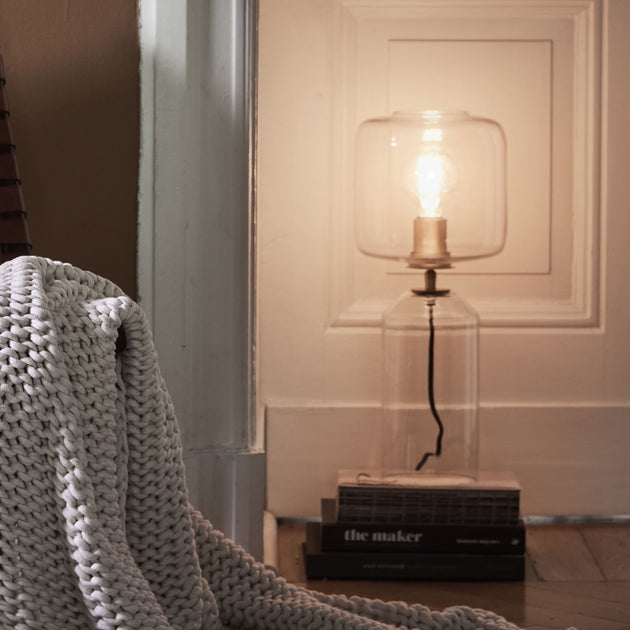 Tischleuchte Raja in Transparent | Schöne Ideen für Ihr Zuhause | URBANARA