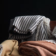 Visby Wool Blanket in brown & cream | Home & Living inspiration | URBANARA