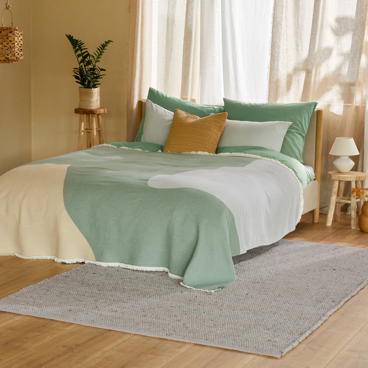 Baumwoll-Kissenhülle Anadia [Kork]