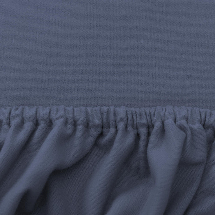 Flanell-Spannbettlaken Cambra [Dunkles Graublau]