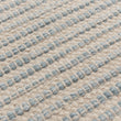 Runner Duburi Green grey & Natural white, 100% Cotton | URBANARA Wool Rugs
