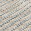 Rug Duburi Green grey & Natural white, 100% Cotton | URBANARA Runners