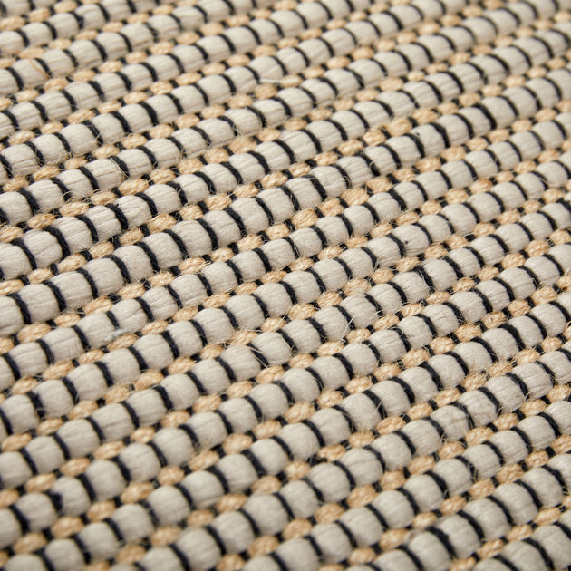 Upcycling-Teppich Fermilo [Kamel]