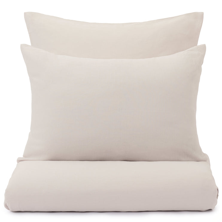 Bio-Leinenbettwäsche-Set Ferro [Natur]