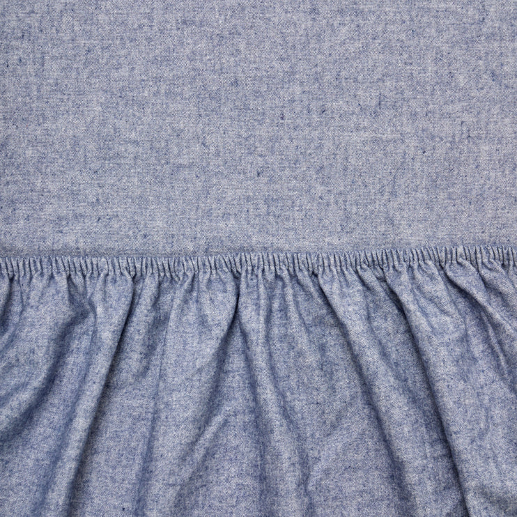 Flanell-Spannbettlaken Melloa [Blau]
