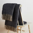 Wolldecke Gotland Dia [Dunkelblau/Grau]