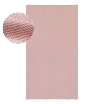 Strandtuch Ilhavo [Altrosa/Naturweiß]