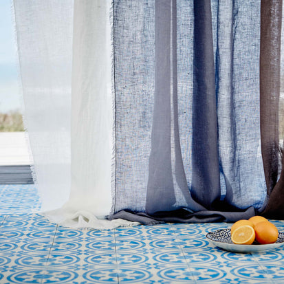 Vorhang Set Kiruna [Blaugrau]