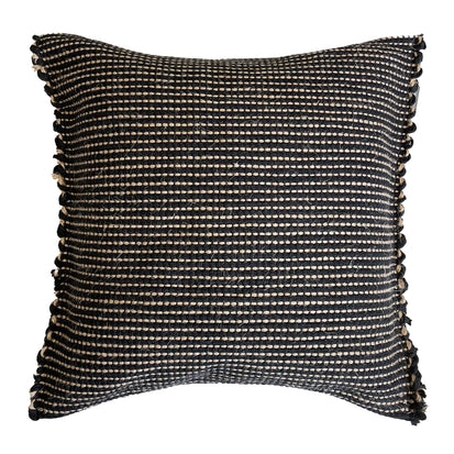 Upcycling-Kissen mit Füllung Cadema [Schwarz]