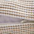 Upcycling-Kissen mit Füllung Cadema [Weiß & Beige]