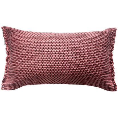 Upcycling-Kissen mit Füllung Garvao [Rosa]
