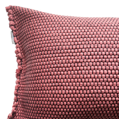 Upcycling-Kissen mit Füllung Garvao [Rosa]