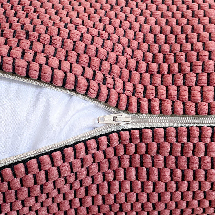 Upcycling-Kissen mit Füllung Garvao [Rosa]