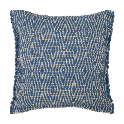Upcycling-Kissen mit Füllung Pavaro [Blau]