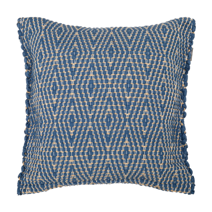 Upcycling-Kissen mit Füllung Pavaro [Blau]