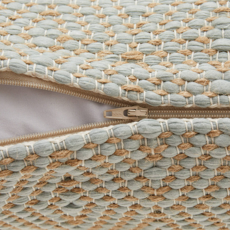 Upcycling-Kissen mit Füllung Pavaro [Jade]