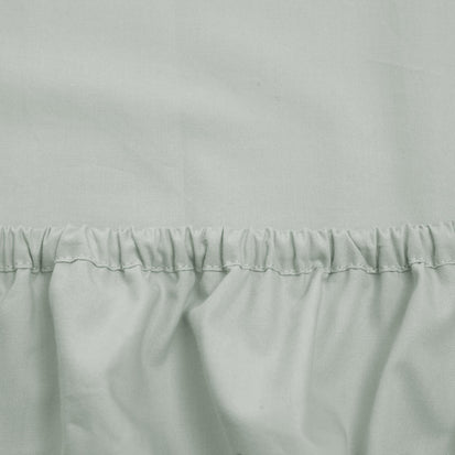 Manteigas Mini Percale Fitted Sheet in aloe green | Home & Living inspiration | URBANARA