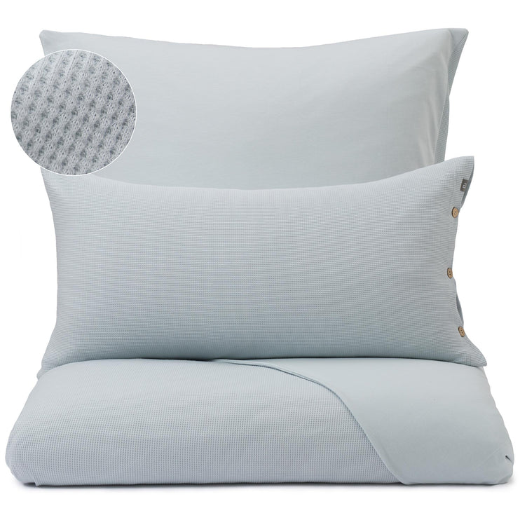 Jersey-Bettwäsche Medelo [Nebelblau]