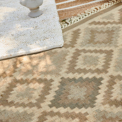 Jute-Teppich Nohar [Natur/Grau-Melange]