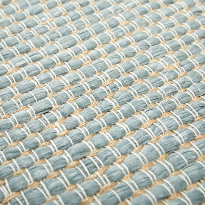 Upcycling-Teppich Padrelo mit Jute [Grün]