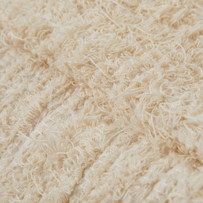 Upcycling-Pouf Amalea [Naturweiß]