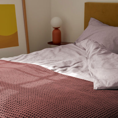 Baumwoll-Tagesdecke Veiros [Maron]