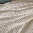 Baumwoll-Tagesdecke Aiva [Creme]