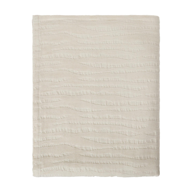 Baumwoll-Tagesdecke Aiva [Creme]