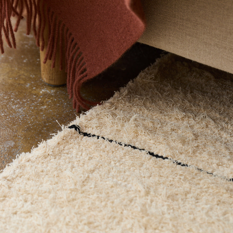 Upcycling-Teppich Tavoro [Naturweiß]