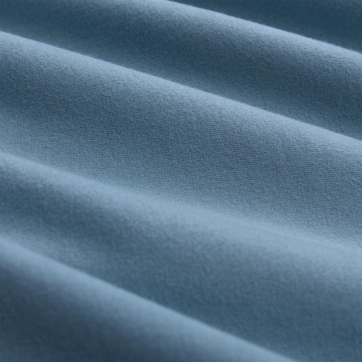 Flanell-Bettwäsche Telhado [Dunkles Nebelblau]