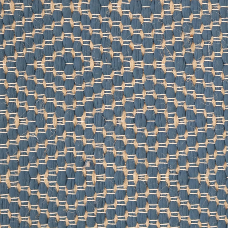 Upcycling-Teppich Padrelo mit Jute [Blau]