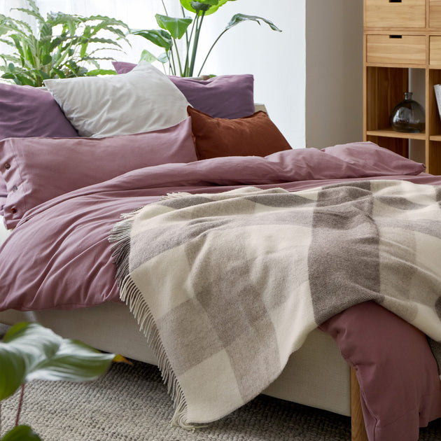 Wolldecke Neriola [Greige & Creme]