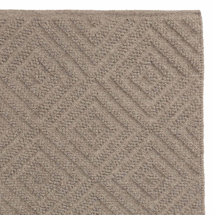 Barod Rug stone grey, 100% wool