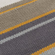 Mandana Rug dark grey & olive green & mustard, 100% cotton | URBANARA cotton rugs
