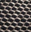 Teppich Kolong, Schwarz & Eierschale, 100% Schurwolle | Hochwertige Wohnaccessoires