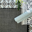Teppich Kolongin Schwarz & Eierschale | Schöne Ideen für Ihr Zuhause | URBANARA