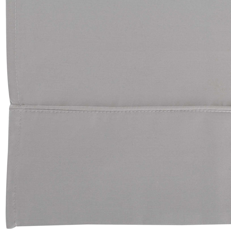 Benais flat sheet, grey, 100% cotton | URBANARA sheets