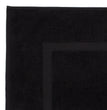 Badematte Penela, Schwarz, 100% ägyptische Baumwolle | Hochwertige Wohnaccessoires