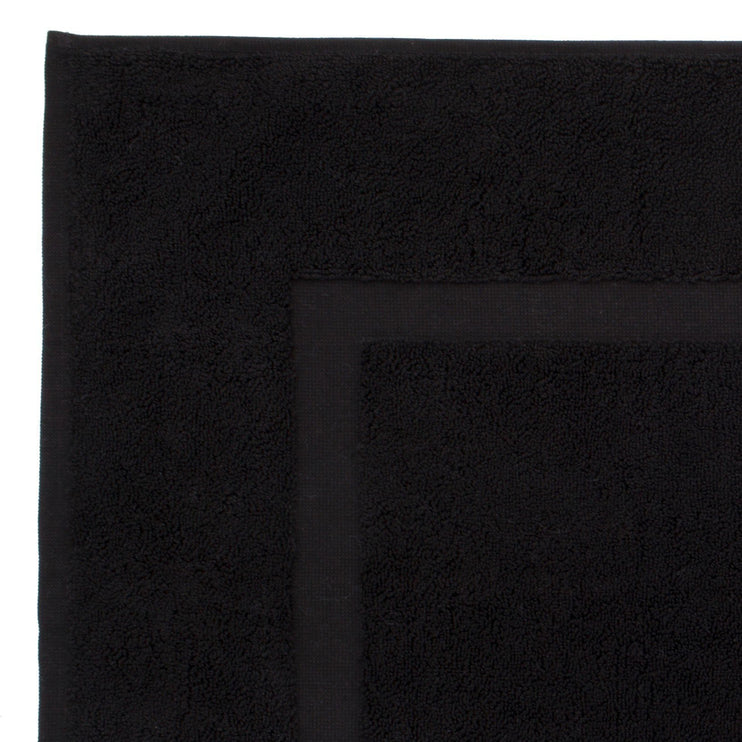 Badematte Penela, Schwarz, 100% ägyptische Baumwolle | Hochwertige Wohnaccessoires