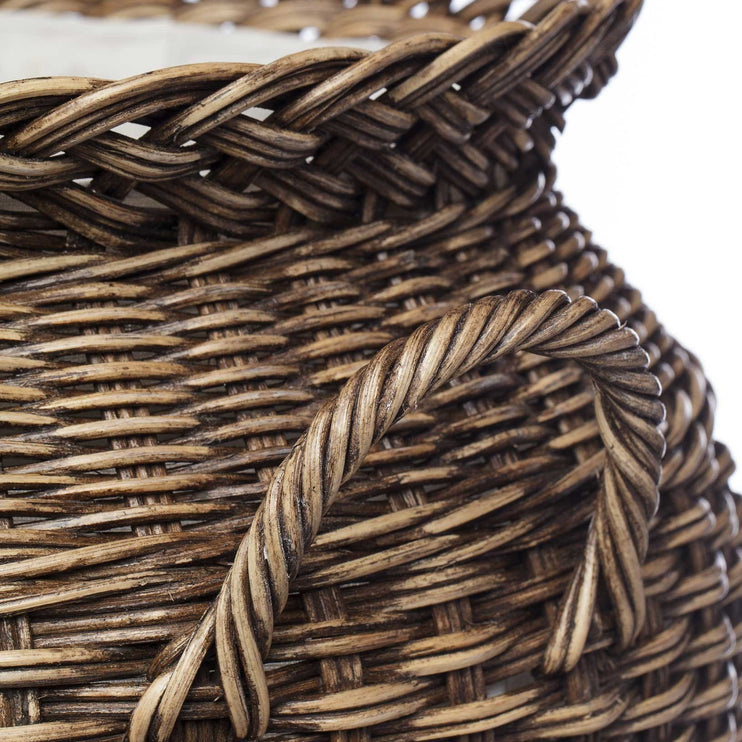 Wäschekorb Java in Dunkelbraun aus 100% Rattan | Entdecken Sie unsere schönsten Wohnaccessoires